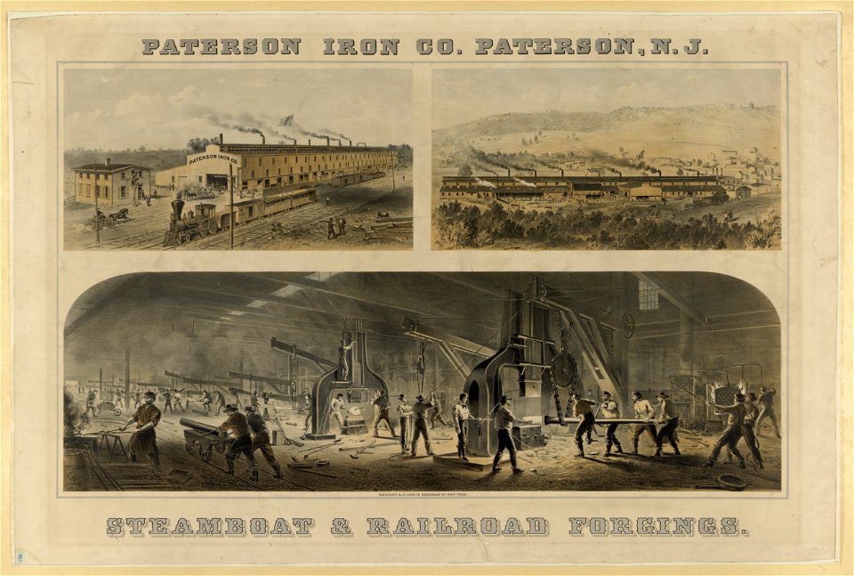 Paterson Iron Co. Paterson, N.J. Steamboat & railroad forgings LCCN2003679915