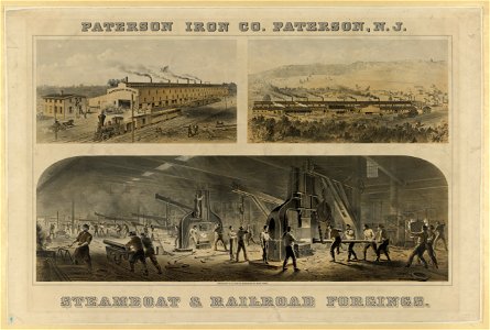 Paterson Iron Co. Paterson, N.J. Steamboat & railroad forgings LCCN2003679915