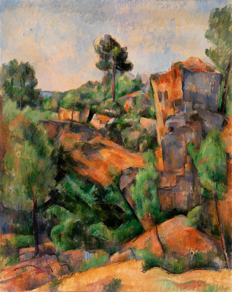 Paul Cézanne - Bibémus Quarry (Carrière de Bibémus) - BF34 - Barnes Foundation
