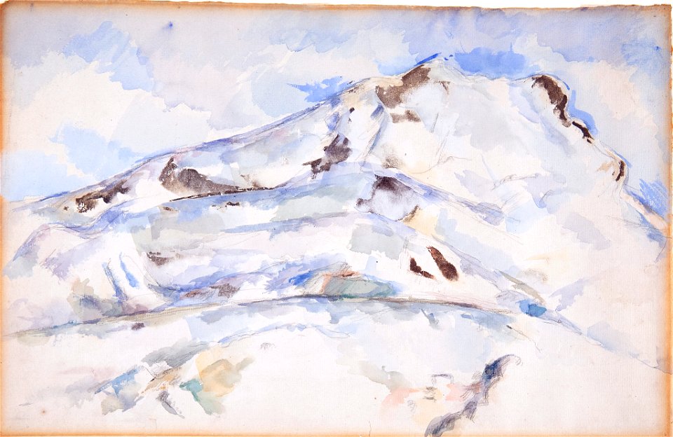 Paul Cézanne - Mont Sainte-Victoire (La Montagne Sainte-Victoire) - BF652 - Barnes Foundation