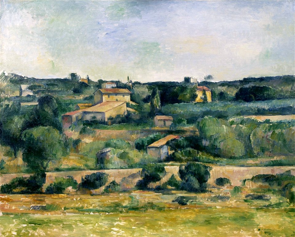 Paul Cézanne - Dans la plaine de Bellevue