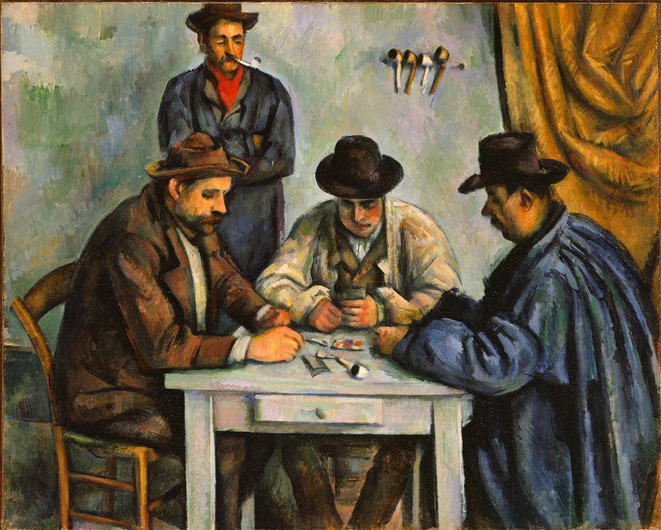 Paul Cézanne - Les joueurs de cartes
