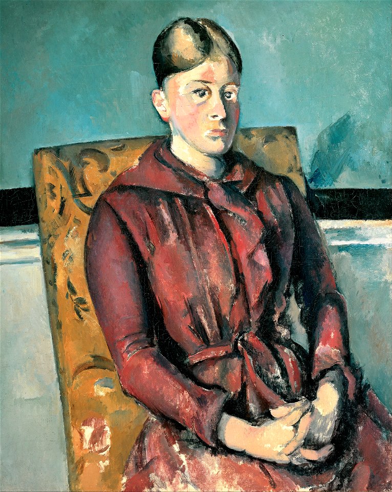 Paul Cézanne - Madame Cézanne In A Yellow Armchair - Google Art Project