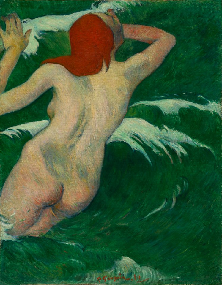 Paul Gauguin - In the Waves (Dans les Vagues) - 1978.63 - Cleveland Museum of Art