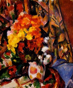 Paul Cezanne Vase fleuri. Free illustration for personal and commercial use.