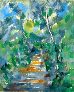 Paul Cézanne - Forest Scene (Path from Mas Jolie to Château noir) - Google Art Project