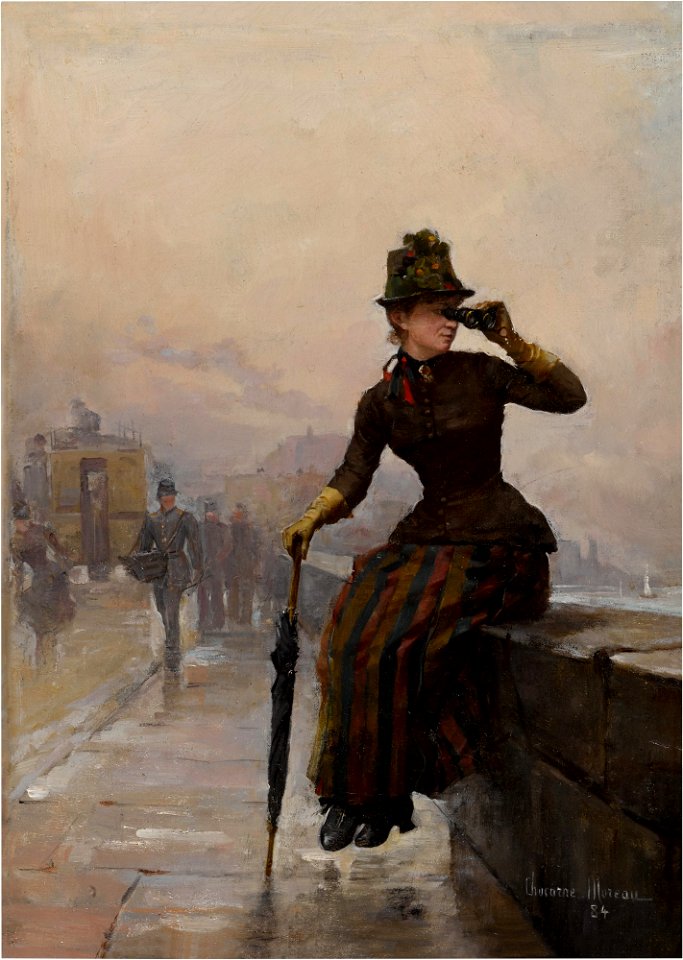 Paul Chocarne-Moreau - Looking Across the Seine