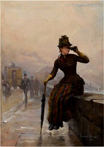 Paul Chocarne-Moreau - Looking Across the Seine