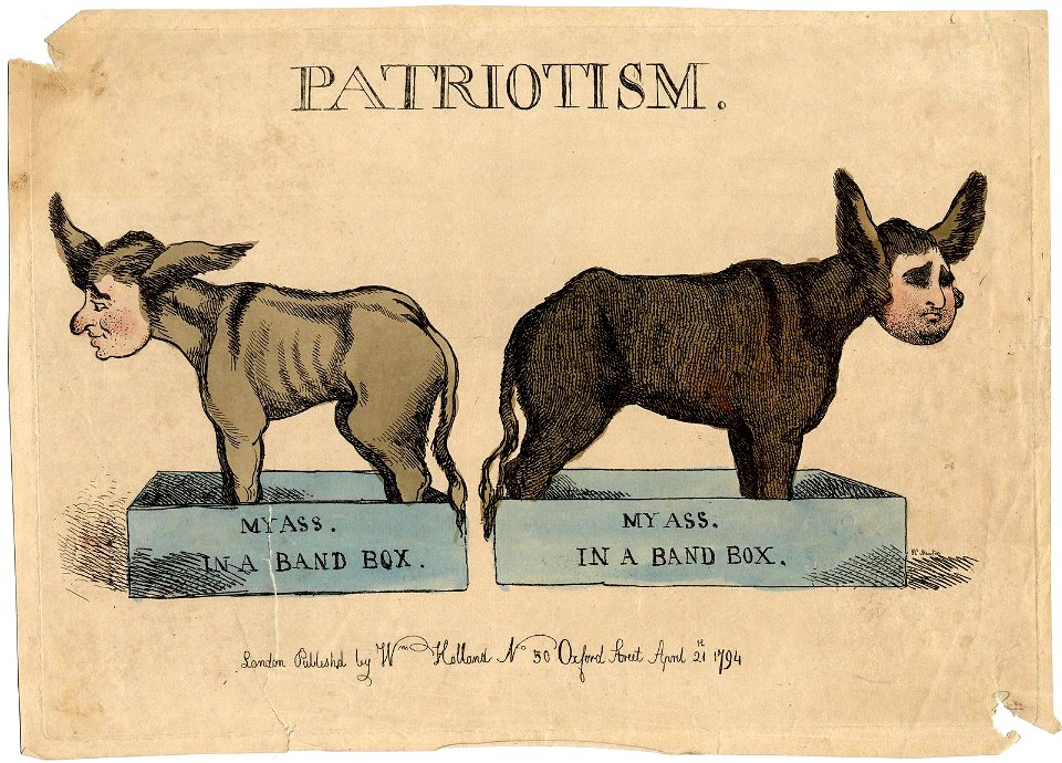 Patriotism. My Ass in a band box (BM 1878,0511.1403)