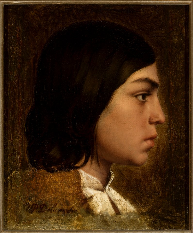 Paul Delaroche - Head of a boy - M.Ob.452 - National Museum in Warsaw