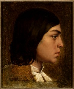 Paul Delaroche - Head of a boy - M.Ob.452 - National Museum in Warsaw