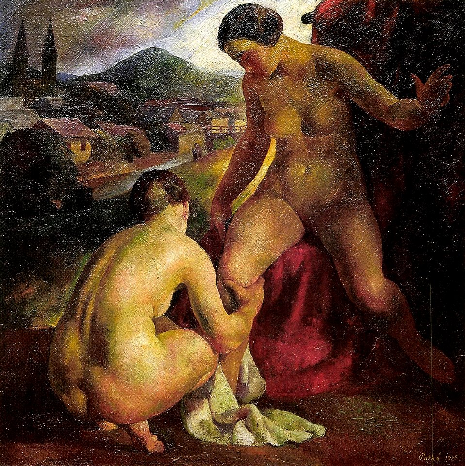 Patkó Female Bathers 1926