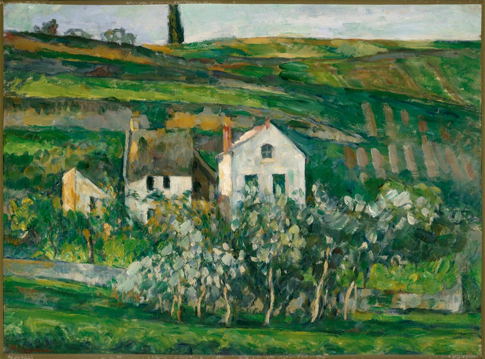 Paul Cézanne - Small Houses in Pontoise - 1934.28 - Fogg Museum