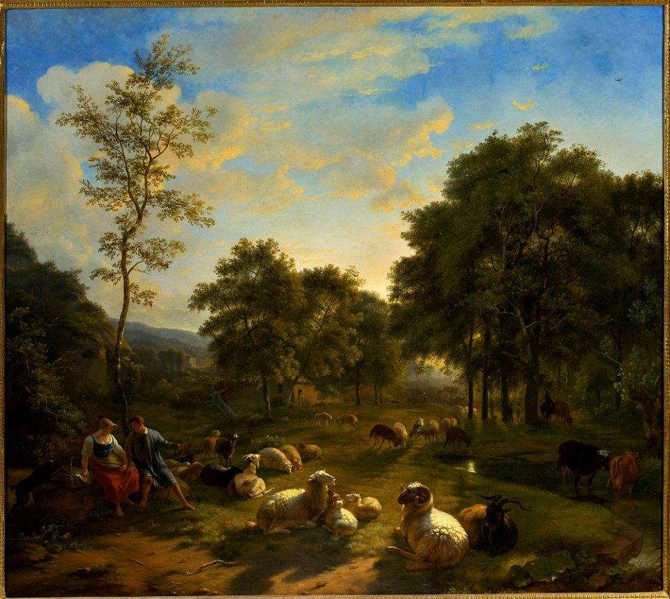 Paul Balthasar Ommeganck - Pastoral scene - M.Ob.420 MNW - National Museum in Warsaw