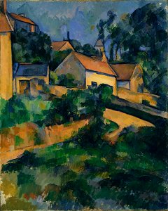 Paul Cézanne - La Route tournante à Montgeroult - Google Art Project