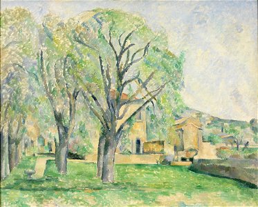 Paul Cézanne - Chestnut Trees and Farm at Jas de Bouffan - 33.053 - Rhode Island School of Design Museum