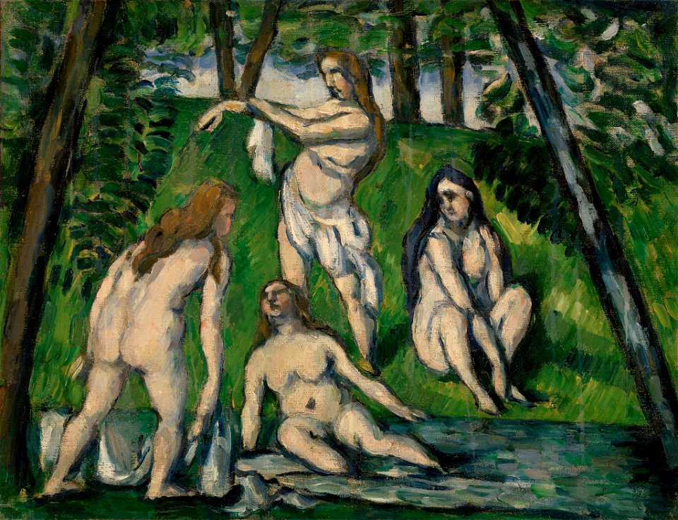 Paul Cézanne - Four Bathers (Quatre baigneuses) - BF951 - Barnes Foundation