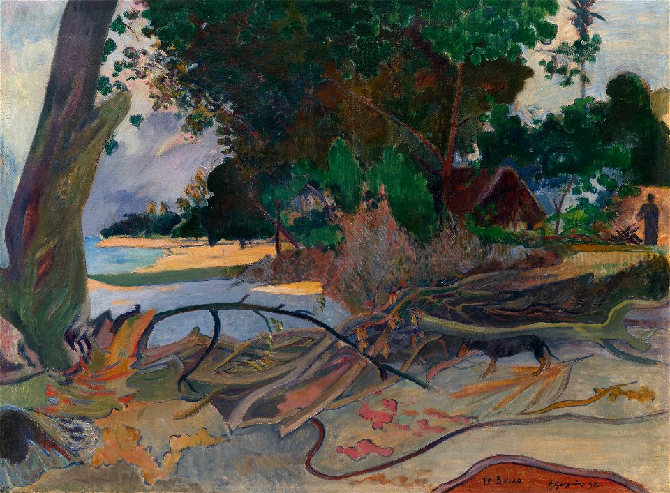 Paul Gauguin - Te burao (The Hibiscus Tree) - 1923.308 - Art Institute of Chicago