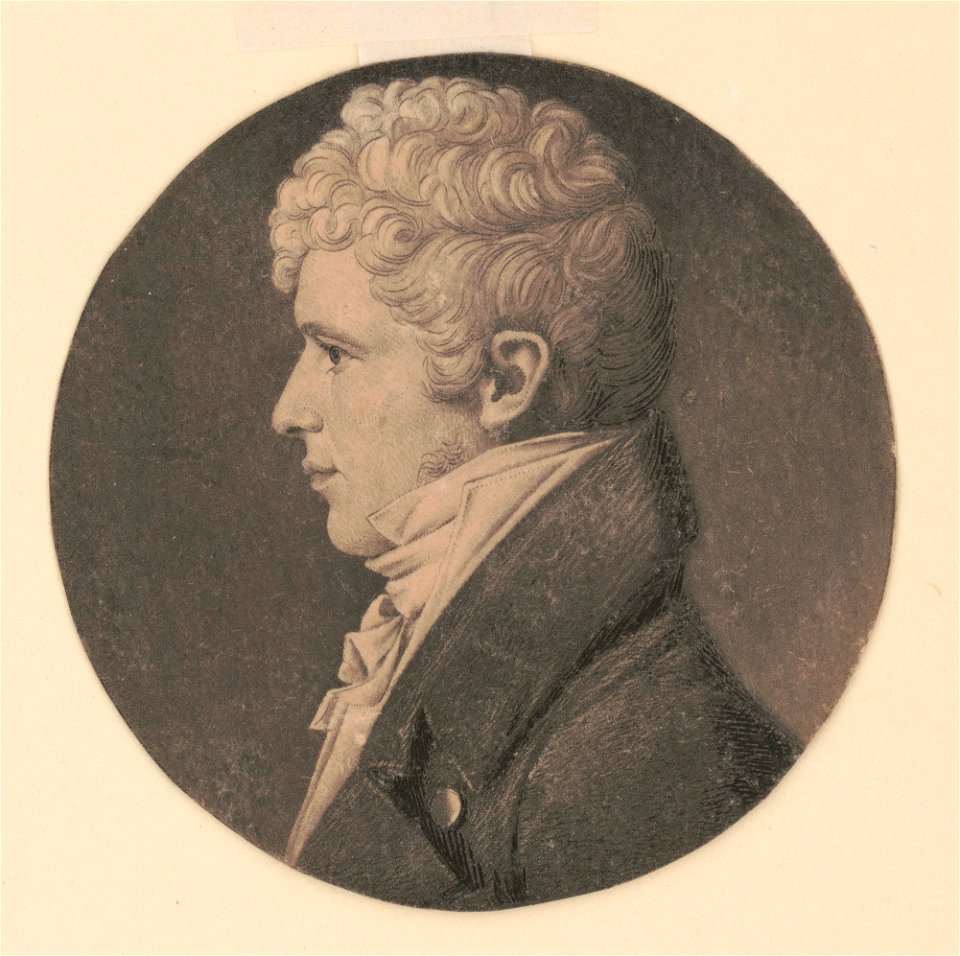 Patrick Gibson, head-and-shoulders portrait, left profile LCCN2007676934