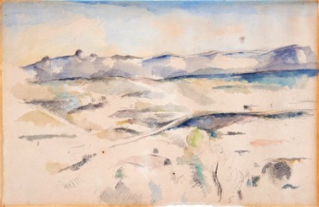 Paul Cézanne - The Chaîne de l'Etoile Mountains (La Chaîne de l'Etoile avec le Pilon du Roi) - BF650 - Barnes Foundation