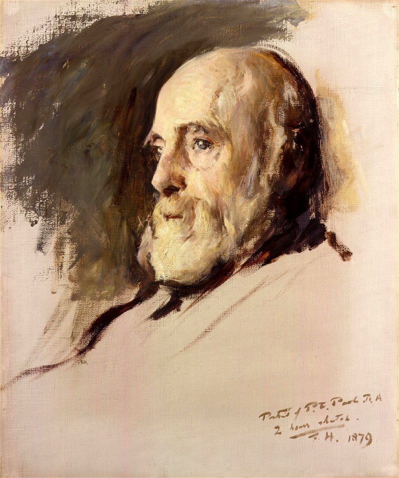 Paul Falconer Poole by Francis Montague ('Frank') Holl