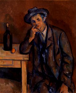 Paul Cézanne - The Drinker (Le Buveur) - BF189 - Barnes Foundation