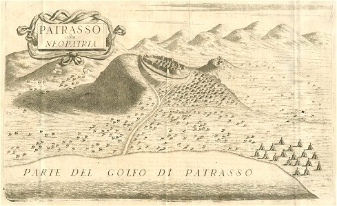 Patrasso olim Neopatria - Coronelli Vincenzo - 1687