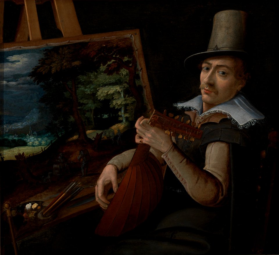 Paul Bril - Self-Portrait - 39.046 - Rhode Island School of Design Museum
