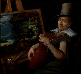 Paul Bril - Self-Portrait - 39.046 - Rhode Island School of Design Museum