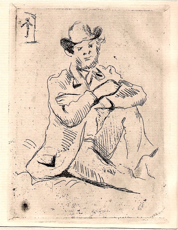 Paul Cézanne - Portrait de G - original-etching