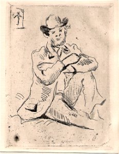 Paul Cézanne - Portrait de G - original-etching