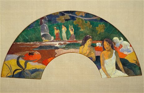 Paul Gauguin - Arearea (Joyfulness) II - 77.372 - Museum of Fine Arts. Free illustration for personal and commercial use.