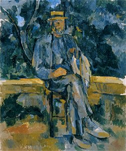 Paul Cézanne - Portrait d'un paysan. Free illustration for personal and commercial use.