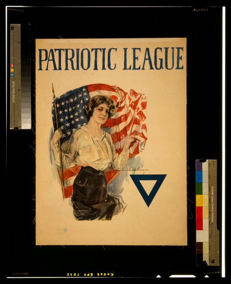 Patriotic League - Howard Chandler Christy 1918 ; The United States Prtg. & Lith. Co. LCCN2002708924