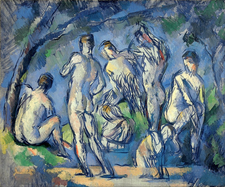 Paul Cézanne - Seven Bathers - Google Art Project