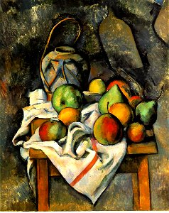 Paul Cézanne, La vase paillé, c. 1895