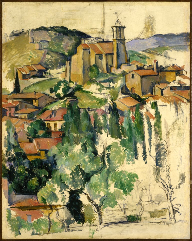 Paul Cézanne - The Village of Gardanne (Le Village de Gardanne) - Google Art Project
