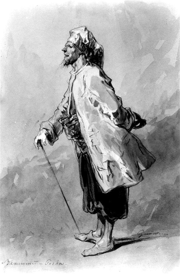 Paul Gavarni - Man in Turkish Dress - Walters 371495