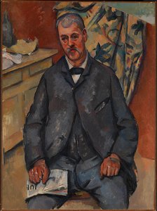 Paul Cézanne - Seated Man - Google Art Project