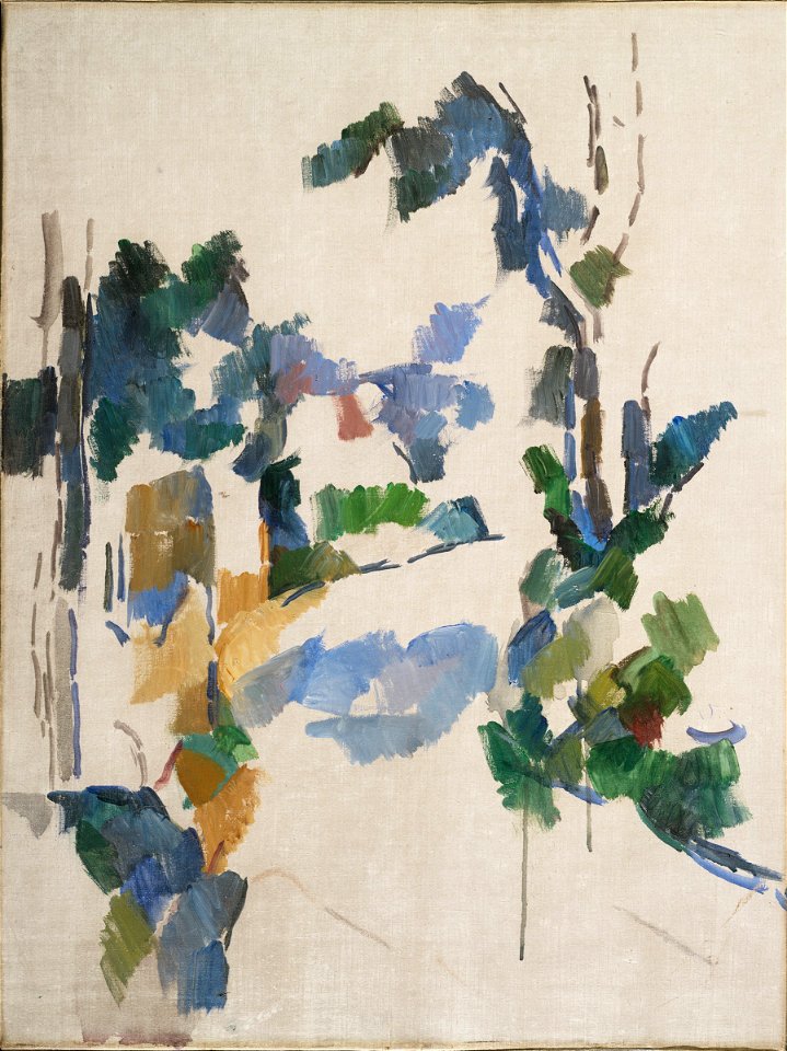 Paul Cézanne - Study of Trees - 1998.305 - Fogg Museum