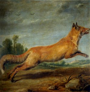 Paul de Vos - Running fox