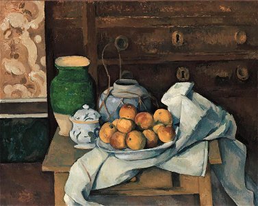 Paul Cézanne - Stillleben mit Kommode - 8647 - Bavarian State Painting Collections