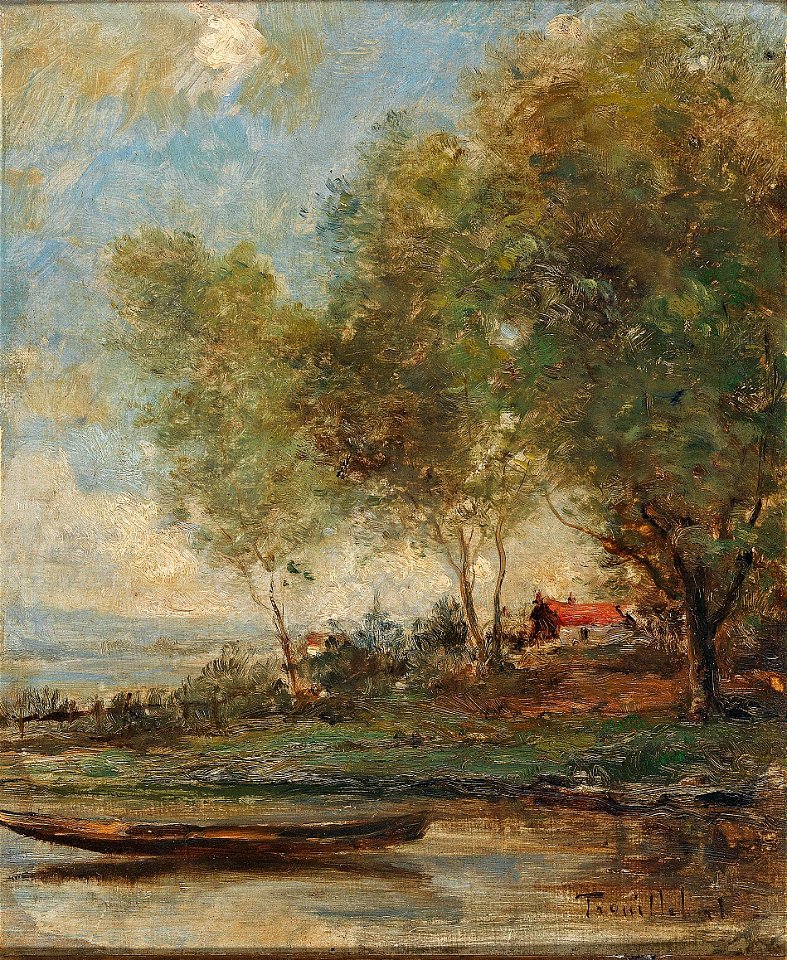 Paul Désiré Trouillebert Flusslandschaft