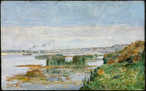 Paul Camille Guigou - View of Triel - 22.669 - Museum of Fine Arts