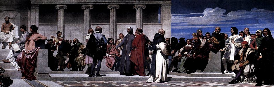 Paul Delaroche - Hemicycle (detail) - WGA06269