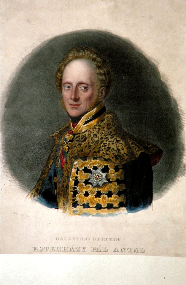 Paul Anton Esterhazy Litho