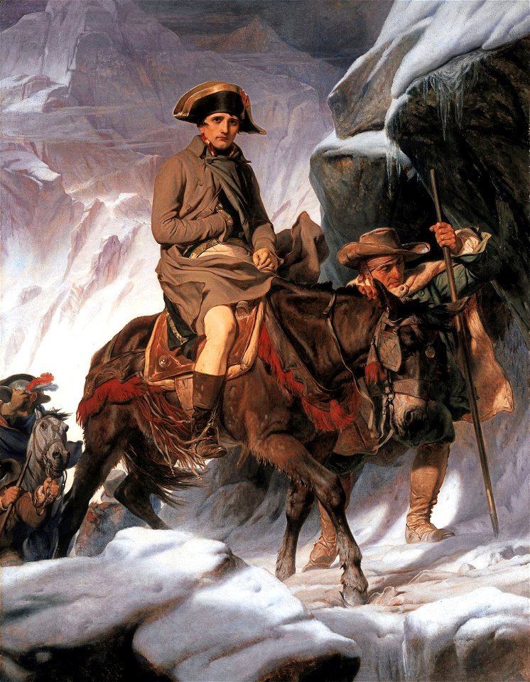 Paul Delaroche - Napoleon Crossing the Alps - Google Art Project 2FXD
