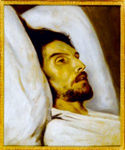 Paul Delaroche - Portrait d'homme sur son lit de mort, autrefois dit Armand Carrel - P1624 - Musée Carnavalet