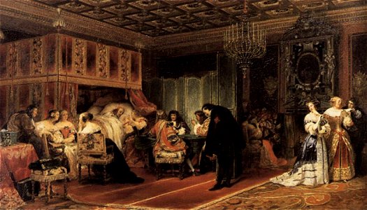 Paul Delaroche - Cardinal Mazarin's Last Sickness - WGA06264