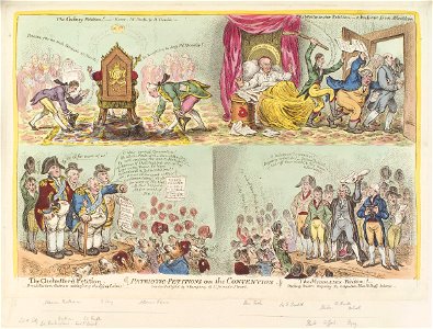 Patriotic-petitions on the convention by James Gillray